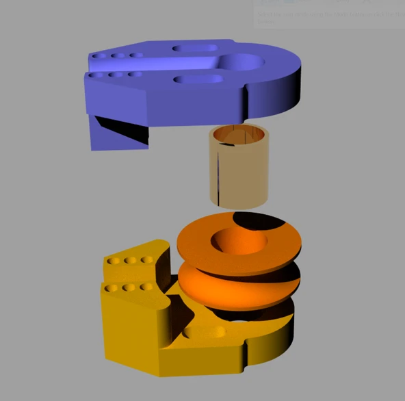 Byr Yumuşak TABLO 18MM MAĞIKLI BLOK (Sadece Plastik Aparattır!!!) 3D - 4
