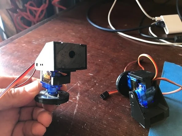 Byr Süper ultra kompakt tava eğik kamera montajı - v1 (Sadece Plastik Aparattır!!!) 3D - 2