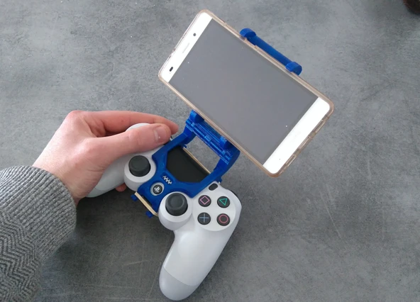 Byr Katlanabilir PS4 Android Universal. Mount. klip. tutucu. akıllı telefon. DualShock 4 (V2 / Rev 2 test edildi). markalı playstation (Sadece Plastik Aparattır!!!) 3D - 4
