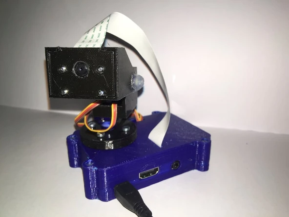 Byr Süper ultra kompakt tava eğik kamera montajı - v1 (Sadece Plastik Aparattır!!!) 3D - 4