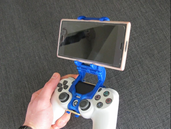 Byr Katlanabilir PS4 Android Universal. Mount. klip. tutucu. akıllı telefon. DualShock 4 (V2 / Rev 2 test edildi). markalı playstation (Sadece Plastik Aparattır!!!) 3D - 3