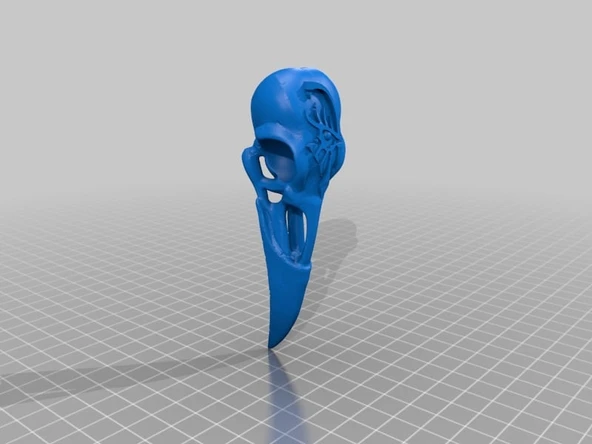 Byr Kırmızı çekişme koyu Eldar kültü kızılcık kolyesi (Sadece Plastik Aparattır!!!) 3D ürün görseli