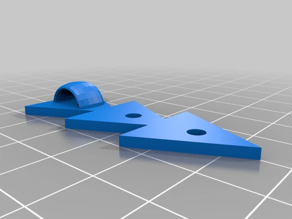 Byr değiştirilebilir üçgenler kolye (Sadece Plastik Aparattır!!!) 3D - 2