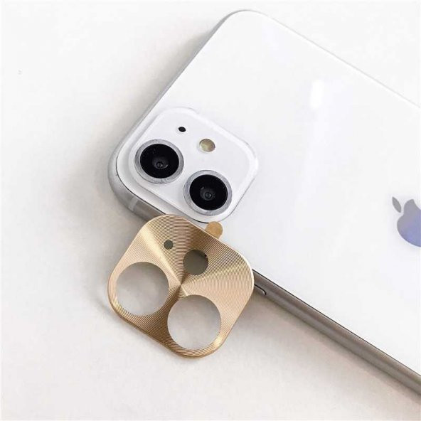 Apple iPhone 11 Zore Metal Kamera Koruyucu - 2