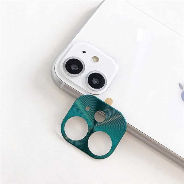Apple iPhone 11 Zore Metal Kamera Koruyucu - 4