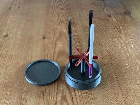 Byr Boya/makyaj fırçası kuru raf (Sadece Plastik Aparattır!!!) 3D