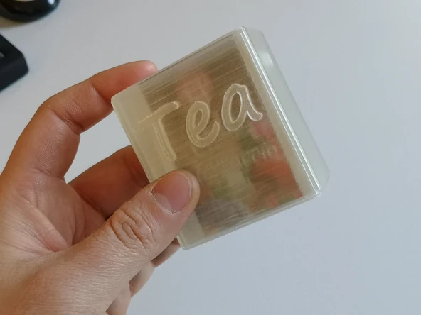 Byr Parametrik Çay Çantası Tutucu (Sadece Plastik Aparattır!!!) 3D