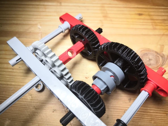 Byr Lego Debriyaj dişlileri 16T, 20T, 24T, 36T ve 40T (Sadece Plastik Aparattır!!!) 3D - 2