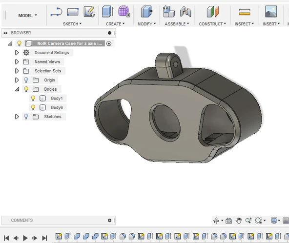 Byr Ender 3 için noir kamera montajı (Sadece Plastik Aparattır!!!) 3D - 4