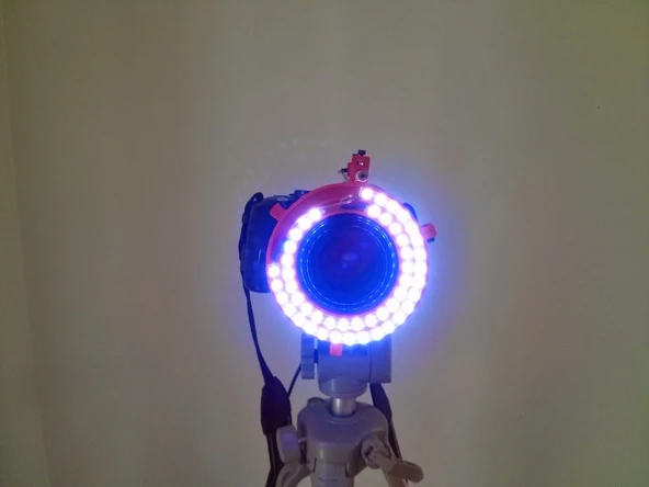 Byr Makro Fotoğraflar için Yüzük Işığı (Sadece Plastik Aparattır!!!) 3D - Resim 3