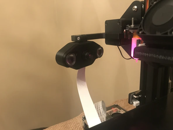 Byr Ender 3 için noir kamera montajı (Sadece Plastik Aparattır!!!) 3D - 2