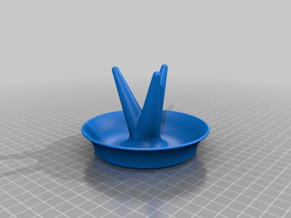 Byr Yüzük ve Takı Tabağı (Sadece Plastik Aparattır!!!) 3D - Resim 3