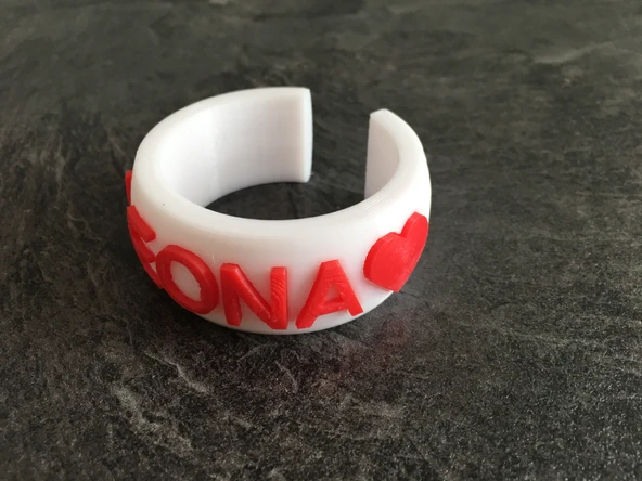 Byr "Leona" bilezik (Sadece Plastik Aparattır!!!) 3D - Resim 4