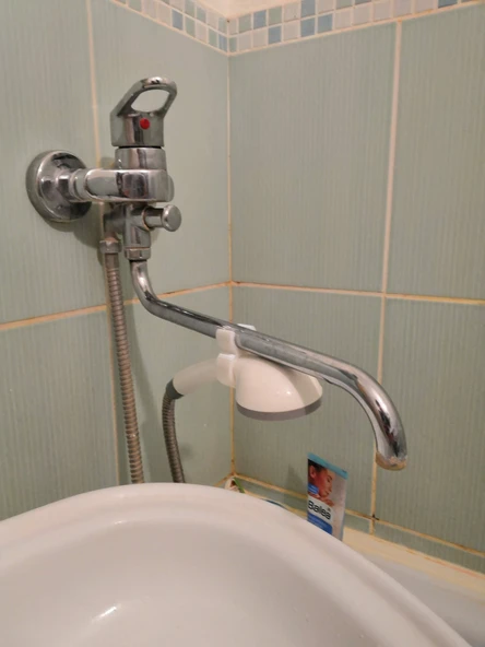 Byr El tipi duş başlığı tutucu (Sadece Plastik Aparattır!!!) 3D - Resim 2