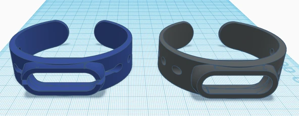 Byr MI Band 2 Bilezik (Sadece Plastik Aparattır!!!) 3D - 2
