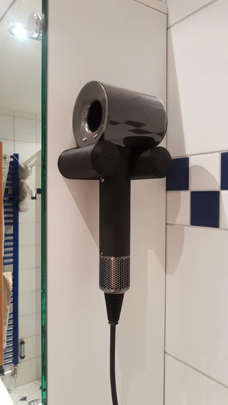 Byr Braket dyson süpersonik saç kurutma makinesi (Sadece Plastik Aparattır!!!) 3D - Resim 2