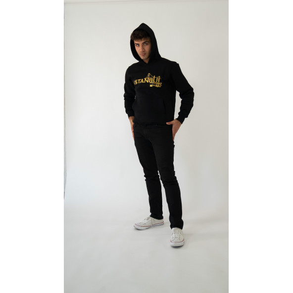 İstanbul Mafia Kapüşonlu Erkek Sweatshirt - 6