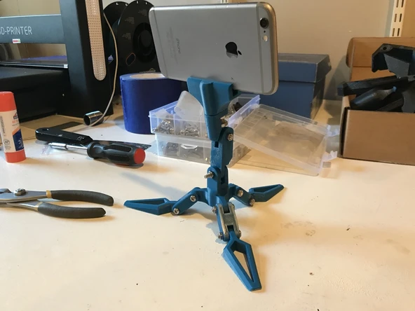 Byr Kamera/Telefon Ayarlanabilir Tripod Standı (Sadece Plastik Aparattır!!!) 3D - 1