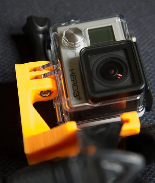 Byr Gömme somun ve destek ile kolay yük gopro tüplü maske montajı (Sadece Plastik Aparattır!!!) 3D - 1