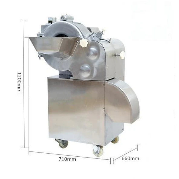 Dalle JQ-100 Endüstriyel Elektrikli Multi Fonksiyonlu Meyve Sebze Dilimleme Makinası 600 Kg/Saat - 3