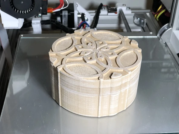 Byr Geometrik desen dekoratif biblo kabı (Sadece Plastik Aparattır!!!) 3D - 2