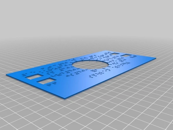 Byr Bauknecht çamaşır makinesi braille kadran (Sadece Plastik Aparattır!!!) 3D