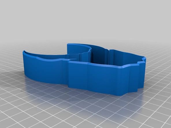 Byr Oni Maske Çerez Kesici (Sadece Plastik Aparattır!!!) 3D - Resim 3