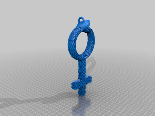 Byr kadın kadın tabela kolye / anahtarlık (Sadece Plastik Aparattır!!!) 3D - 4