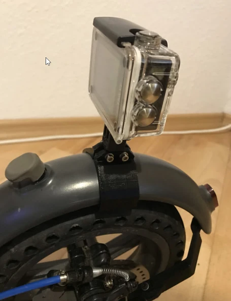 Byr Xiaomi M365 Scooter Arka Çamurluk (Sadece Plastik Aparattır!!!) 3D - 4