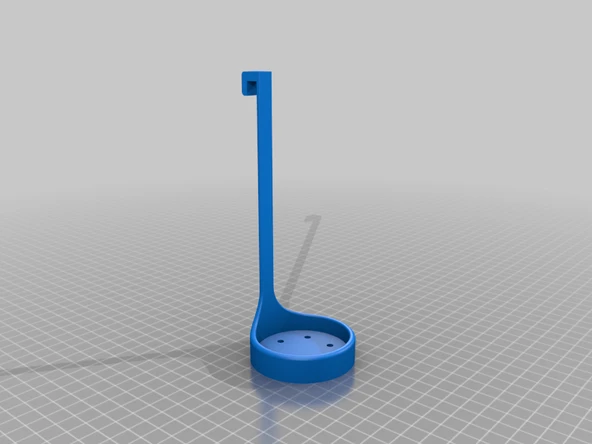 Byr yuvarlak şampuan tutucu (Sadece Plastik Aparattır!!!) 3D - 3