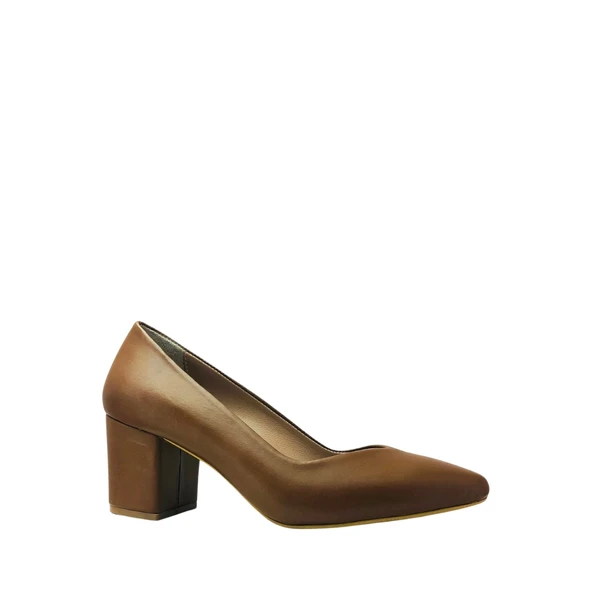 Hobby 26569 Hakiki Deri Stiletto Kadın Ayakkabı - 22