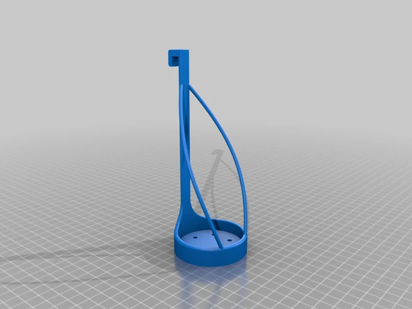 Byr yuvarlak şampuan tutucu (Sadece Plastik Aparattır!!!) 3D