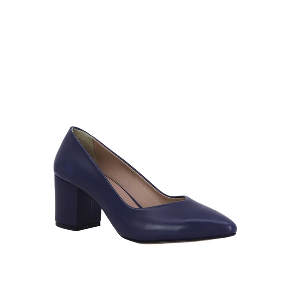 Hobby 26569 Hakiki Deri Stiletto Kadın Ayakkabı - Resim 2