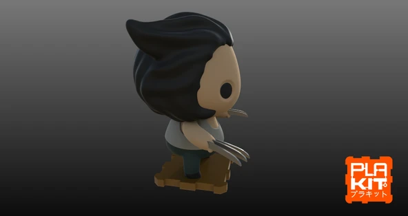 Byr X-Men Logan (Sadece Plastik Aparattır!!!) 3D - Resim 4