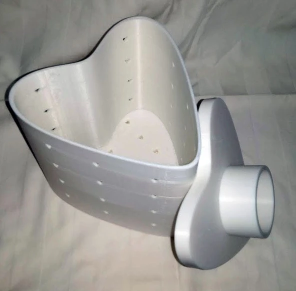 Byr Kalp şeklindeki peynir kalıbı/kalıp ve takipçi (Sadece Plastik Aparattır!!!) 3D - 2