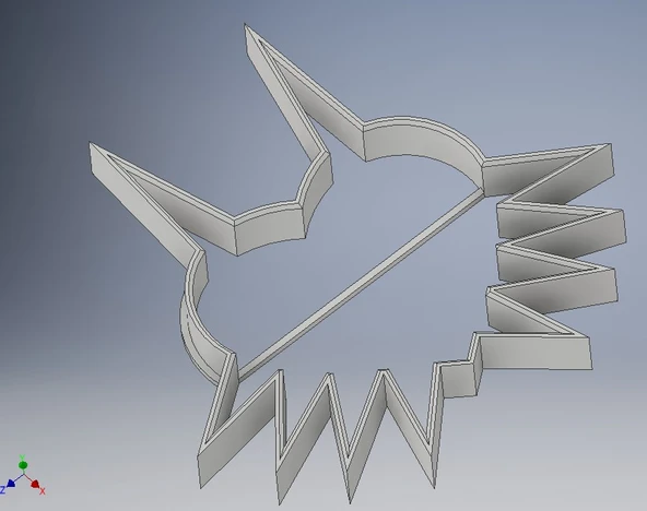 Byr LOZ Majoras Maske Çerez Kesici (Sadece Plastik Aparattır!!!) 3D ürün görseli