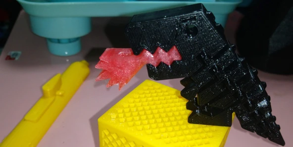 Byr Flexi Rex için anahtar zincir (Sadece Plastik Aparattır!!!) 3D - Resim 4