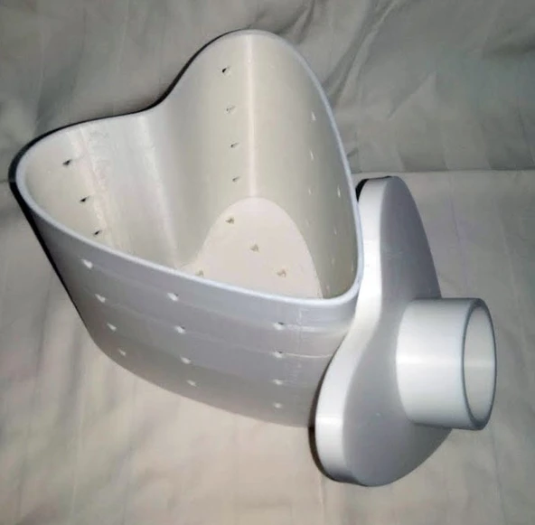 Byr Kalp şeklindeki peynir kalıbı/kalıp ve takipçi (Sadece Plastik Aparattır!!!) 3D