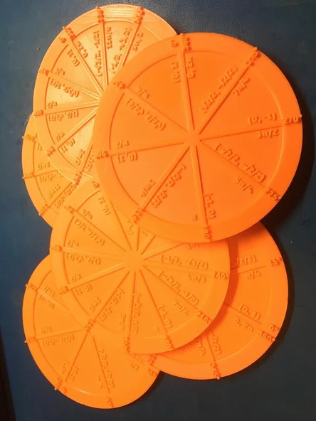 Byr Birim daire bardak altlıkları (Sadece Plastik Aparattır!!!) 3D - 4