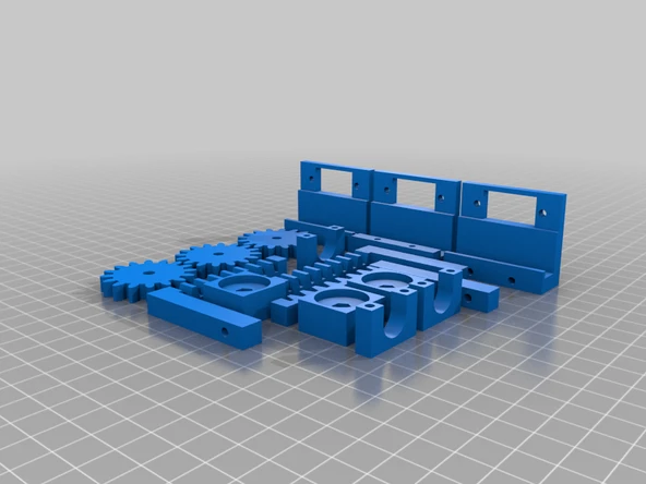 Byr Trompet Oynayan Robot Parmak Mekanizması (Sadece Plastik Aparattır!!!) 3D - Resim 4