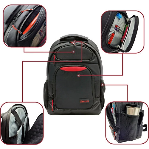 Dexim Premium Gaming 17.3NB Sırt ÇantasıDexim Premium Gaming 17.3NB Sırt Çantası