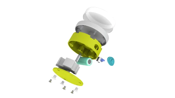 Byr Titreşimli çamaşır makinesi (Sadece Plastik Aparattır!!!) 3D - 3