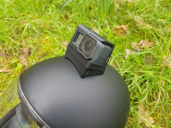 Byr Kompakt Snag ücretsiz skydiving kurabiye g3 kask GoPro kahraman kamera montajı (Sadece Plastik Aparattır!!!) 3D - 2