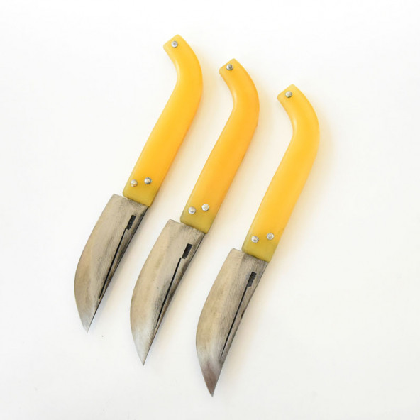 Tapan Av Ve Çoban Bıçağı Kara Çelik 26 Cm 3 Adet (baba Dede Usulü) - 3
