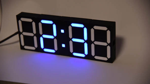 Byr Mini 7 segment akıllı saat (Sadece Plastik Aparattır!!!) 3D - 3