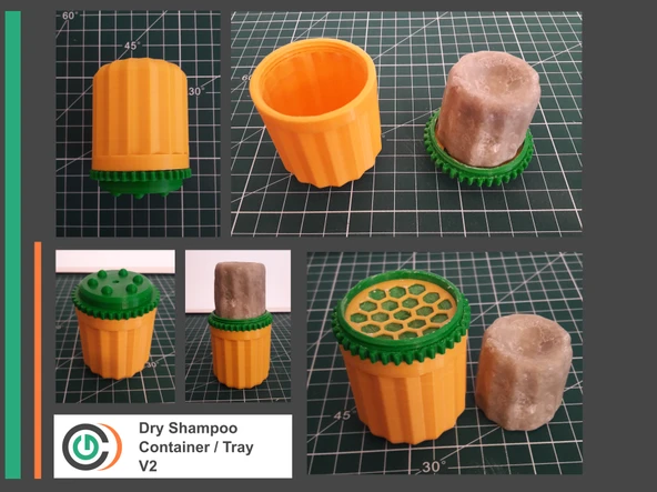 Byr Kuru şampuan kabı / tepsisi (Sadece Plastik Aparattır!!!) 3D - 2