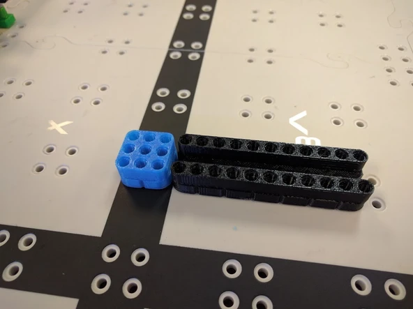 Byr VEX IQ kirişlerine Lego Technic (Sadece Plastik Aparattır!!!) 3D - 3