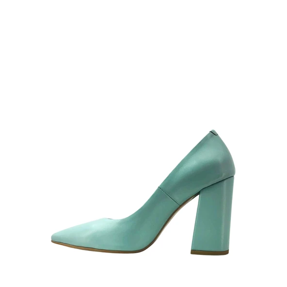 Disparita 25305 Hakiki Deri Stiletto Kadın Ayakkabı - 12