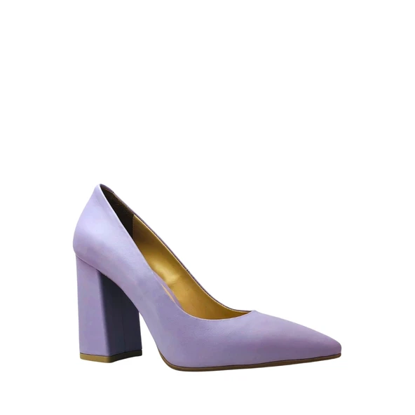 Disparita 25305 Hakiki Deri Stiletto Kadın Ayakkabı - 14