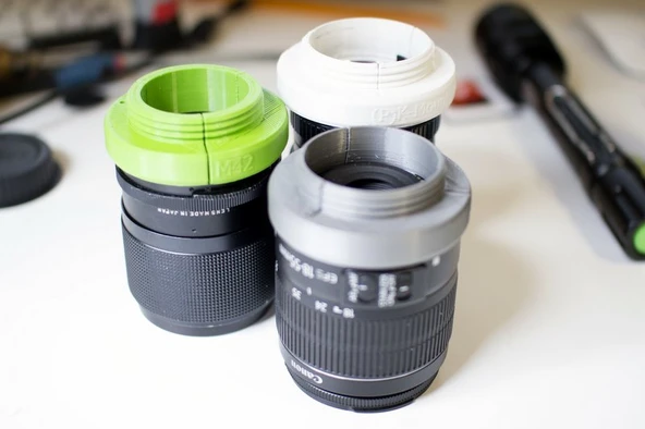 Byr Guerillabeam'den Universal Lens Adaptörleri (Sadece Plastik Aparattır!!!) 3D - 1